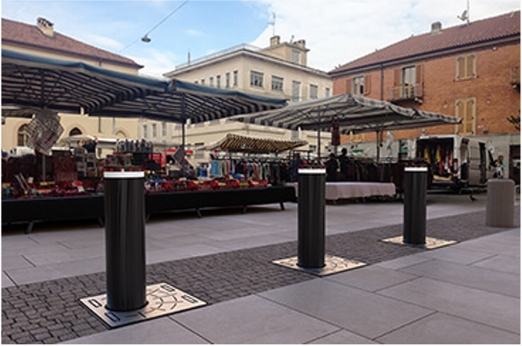 Automatic bollards