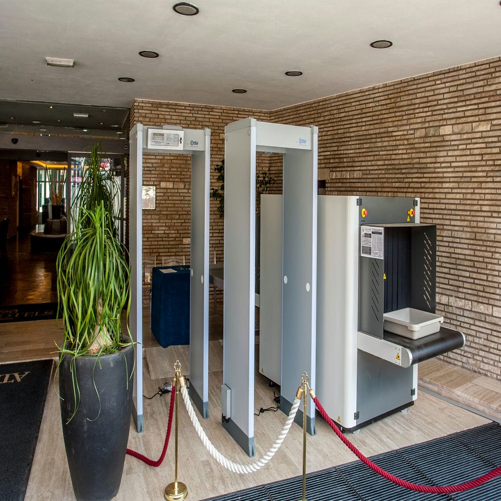X-ray avadanlıqları, çərçivə və əl metal detektolar